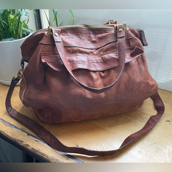 RABEANCO Tan Leather Bag - Picture 2 of 11